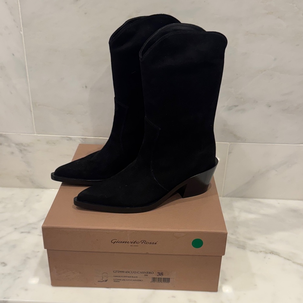 Gianvito Rossi Black Heeled Boots